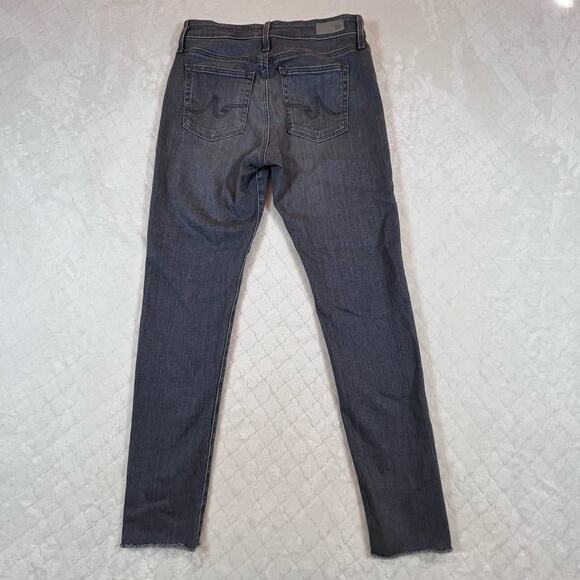 Adriano Goldschmeid Farrah High Rise Skinny Ankle Gray Women’s Sz Sz 28R - Picture 6 of 8